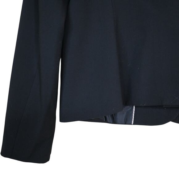Calvin Klein Women's 12 Black 2 Button Front Lined Blazer - Picture 6 of 9